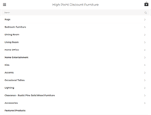 Tablet Screenshot of highpoint-discountfurniture.com